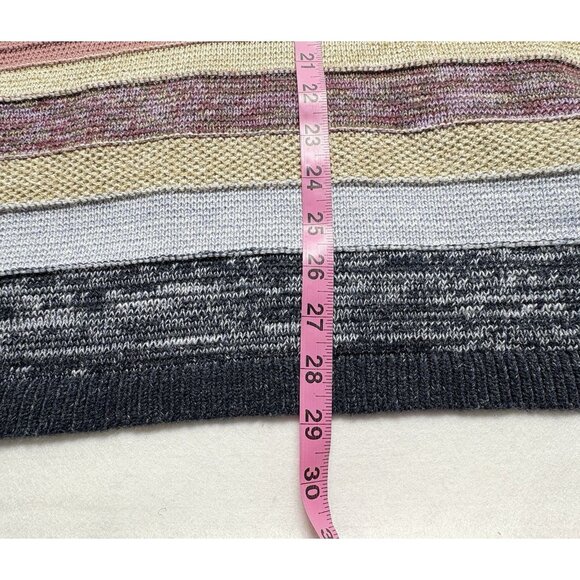 CHAPS Ralph Lauren Women Sweater Sz 2X Multicolor Stripe Pullover Beachy 1-6 - Picture 15 of 15